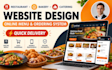 design restaurent bakery catering website onilne menu ordering system website