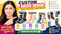 design unique socks cad and bmp files