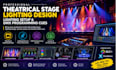 do theatrical stage lighting design, lighting setup and dmx programming cues