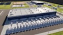 design data center, server facility and technology campus 3d design