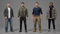 rig fivem gta5 custom ped 3d character face facial expressions skeleton and bone