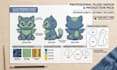 design plush reference sheet and manufacturing tech pack