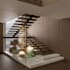 create luxury staircase interior design and 3d rendering interior visualization