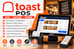 set up toast pos, menus, kds, printers and integrations