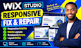fix wix studio responsive grid, mobile layouts, wix breakpoints errors