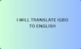 translate igbo to english