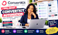 convertkit automation convertkit email sequence convertkit newletter kit expert