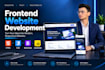 a responsive frontend website