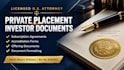 organize private placement subscription agreement documents