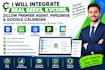 integrate real geeks, kvcore, zillow premier agent, pipedrive, google calander