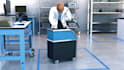 do 3d warehouse automation, industrial lab animation facility equipment