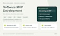 build your software mvp with frontend and backend
