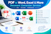 convert your documents quickly and accurately