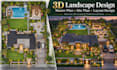do 3d architectural landscape, master plan, site plan, layout design