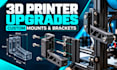 design custom 3d printer upgrade parts and mounting brackets