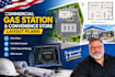 draft commercial gas station and convenience store layout plans