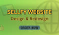 sellfy website design and redesign