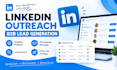 do linkedin outreach and b2b lead generation