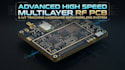 advanced high speed multilayer rf pcb and iot tracking hardware with wireless sy