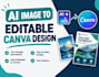 recreate ai images to editable canva designs