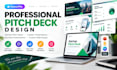 do professional startup pitch deck and business presentation