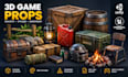 create optimized 3d game props, realistic assets, and game ready models