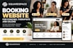 squarespace booking website for coaches, therapists and salons