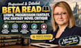 beta read litrpg progression fantasy epic fantasy novel critique beta reader