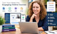 create course content, course curriculum, syllabus, lesson plan, PDF workbook