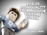 make high quality roblox youtube thumbnail