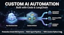 develop custom ai automation systems and langchain agents