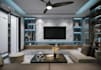 optimize modern apartment interior, tiny house interior layout, exterior render