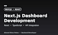 build a nextjs dashboard connected to your API