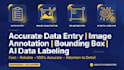 do accurate data entry image annotation bounding box and ai data labeling