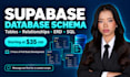design your supabase database