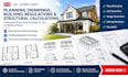 do UK building regulations drawings, civil structural engineer, planning drawing