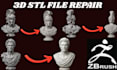 repair stl files, fix mesh errors and make 3d models print ready