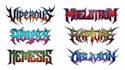 design a heavy modern metal logo