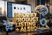 do ai shopify product listing