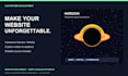 create an interactive website animation with javascript