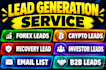 provide fresh crypto forex leads