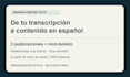 repurpose your spanish transcript into posts and a newsletter