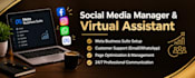 be your social media manager and virtual  assistant for customer support