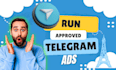 fix rejected telegram ads, telegram promotion