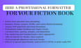 do fiction book formatting