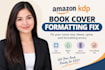 kdp formatting, ebook formatting, book layout, print ready PDF