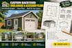 design custom backyard shed and garage plans