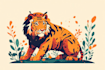 design creative animal vector art for brands and projects