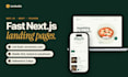 build a fast mobile first nextjs landing page