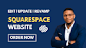 edit squarespace website update squarespace website revamp squarespace website